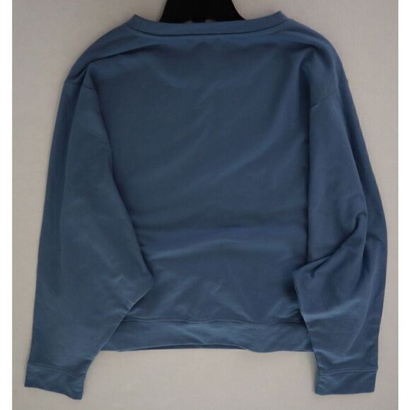 Frayed Jeans Women's Sz XL Coronet Blue Tie Dye Graphic Pullover Sweatshirt - Picture 10 of 11